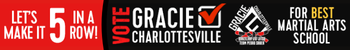 Advertisement: Gracie Charlottesville Brazilian Jiu-Jitsu
