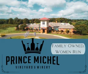 Advertisement: Prince Michel Vineyard & Winery